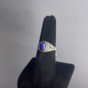 Lapis Lazuli Size 7 Sterling Silver Ring