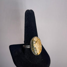 Load image into Gallery viewer, Ocean Jasper Size 12 Sterling Silver Ring