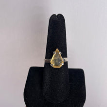 Load image into Gallery viewer, Citrine Size 8 Sterling Silver Ring
