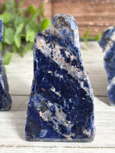 Load image into Gallery viewer, Small Sodalite Half-Polished Freeform