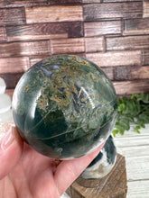 Load image into Gallery viewer, Moss Agate Sphere