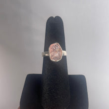 Load image into Gallery viewer, Rose Quartz Size 6 Sterling Silver Ring