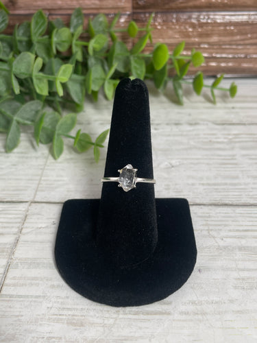 Herkimer Diamond SZ 8 Sterling Silver Ring