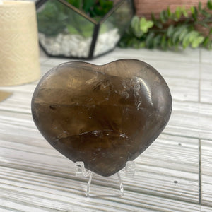 Smoky Quartz Heart