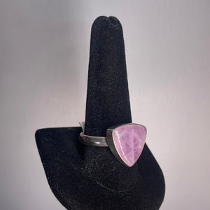 Kunzite Size 12 sterling Silver Ring