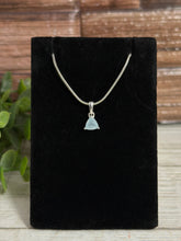 Load image into Gallery viewer, Aquamarine Sterling Silver Pendant
