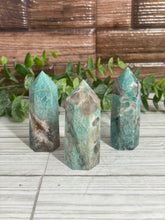 Load image into Gallery viewer, Amazonite &amp; Smoky Quartz Tower