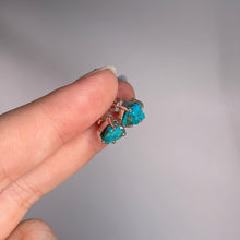 Load image into Gallery viewer, Kingman Turquoise Sterling Silver Stud Earrings