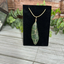 Load image into Gallery viewer, Jade Wire Wrapped Pendant