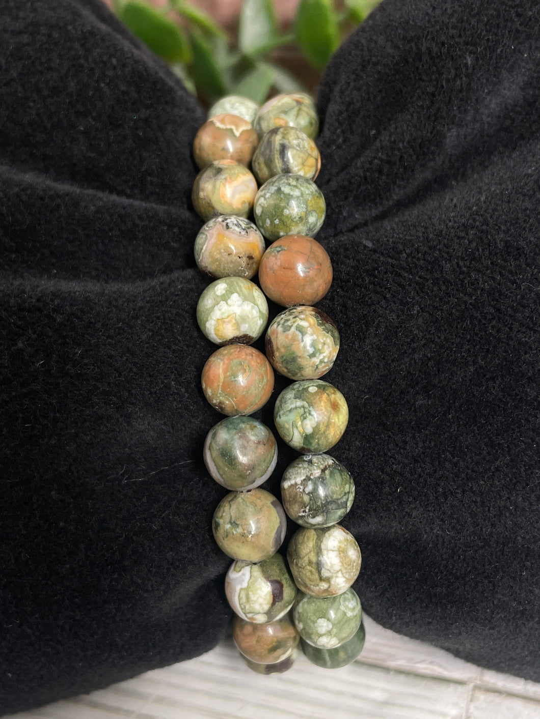 Rainforest Jasper Crystal Bracelet