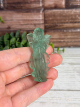 Load image into Gallery viewer, Fluorite Angel Carving