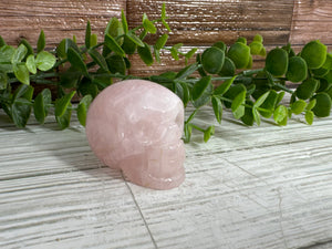Rose Quartz Skull