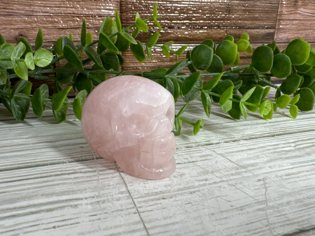 Rose Quartz Skull