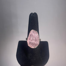 Load image into Gallery viewer, Morganite Size 10 Sterling Silver Ring