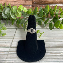 Load image into Gallery viewer, Silver Sheen Obsidian Size 6 Sterling Silver Ring