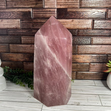 Load image into Gallery viewer, 16 pound Rose Quartz Tower