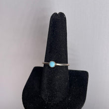 Load image into Gallery viewer, Larimar Size 9 Sterling Silver Ring