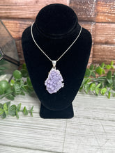 Load image into Gallery viewer, Grape Chalcedony Sterling Silver Pendant