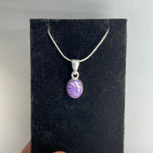Load image into Gallery viewer, Charoite Sterling Silver Pendant