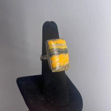 Load image into Gallery viewer, Bumblebee Jasper Size 7 Sterling Silver Ring