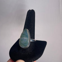 Load image into Gallery viewer, Moss Agate Size 12 Sterling Silver Ring