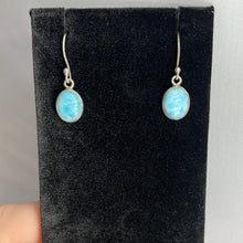 Load image into Gallery viewer, Larimar Sterling Silver Earrings