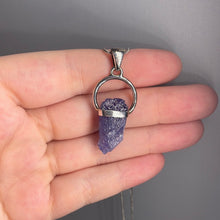 Load image into Gallery viewer, Tanzanite Sterling Silver Pendant