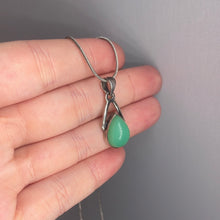 Load image into Gallery viewer, Chrysoprase Sterling Silver Pendant