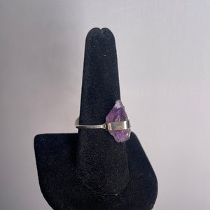 Amethyst Size 9 Sterling Silver Ring