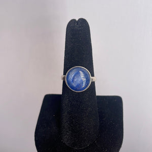Blue Kyanite Size 8 Sterling Silver Ring