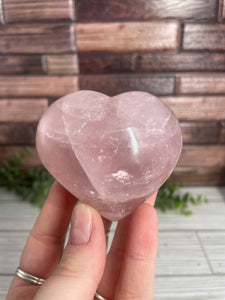 Rose Quartz Heart Medium
