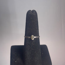 Load image into Gallery viewer, Moldavite Size 6.5 Sterling Silver Ring