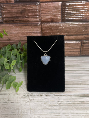 Angelite Sterling Silver Pendant