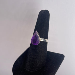 Amethyst Size 8 Sterling Silver Ring