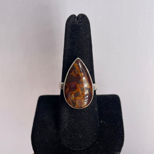 Pietersite Size 8 Sterling Silver Ring
