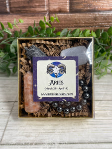 Aries Zodiac Crystal Kit
