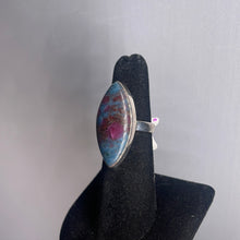 Load image into Gallery viewer, Ruby Kyanite Size 6 Sterling Silver Ring