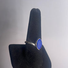Load image into Gallery viewer, Lapis Lazuli Size 9 Sterling Silver Ring