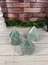 Load image into Gallery viewer, Half-Polished Aventurine Point