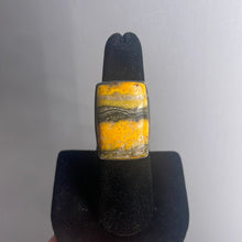 Load image into Gallery viewer, Bumblebee Jasper Size 7 Sterling Silver Ring