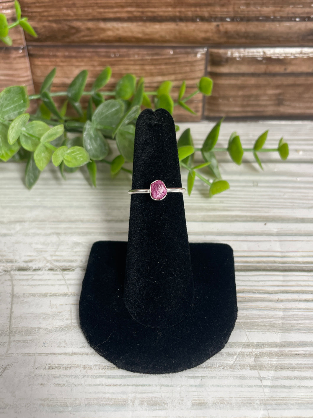 Ruby SZ 5 Sterling Silver Ring