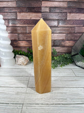 Load image into Gallery viewer, Orange Calcite Tower XL