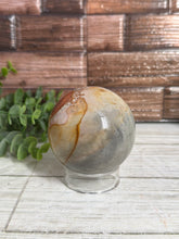Load image into Gallery viewer, Polychrome Jasper Sphere