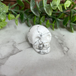 Howlite Skull