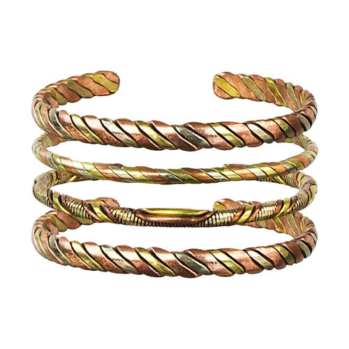 Copper Twist Adjustable Bracelet (1)