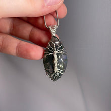 Load image into Gallery viewer, Moss Agate Tree Of Life Wire-Wrapped Pendant
