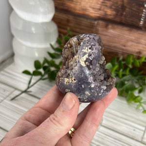 Grape Chalcedony Sphere