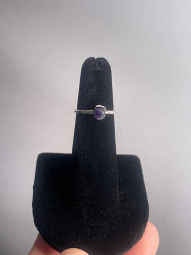 Amethyst SZ 4 Sterling Silver Ring