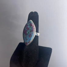 Load image into Gallery viewer, Ruby Kyanite Size 7 Sterling Silver Ring