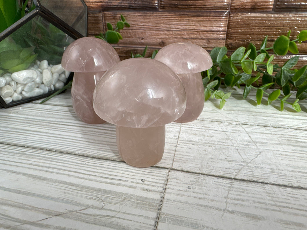 Rose Quartz Mushroom